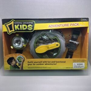 National Geographics Kids Outdoor Adventure Pack with Canteen, Headlamp & More